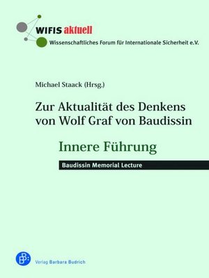 cover image of Zur Aktualität des Denkens von Wolf Graf von Baudissin
